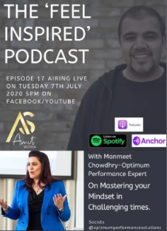 The Feel Inspired Podcast Episode 17 with Manmeet Kaur Chowdhry